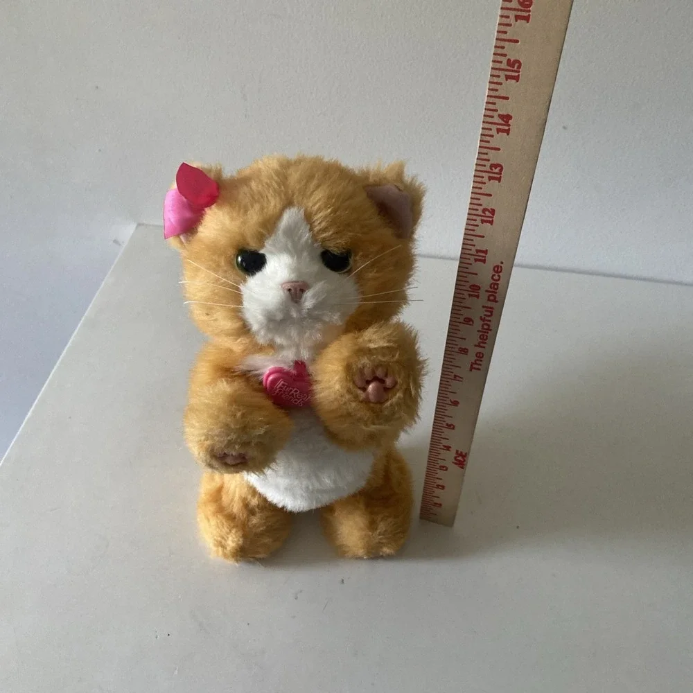FurReal Friends DAISY Plays With Me Kitty Kitten Orange Cat Interactive Pet